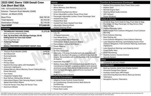 2025 GMC Sierra 1500 Denali