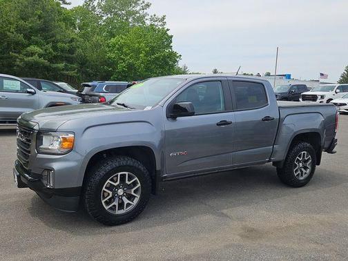 Satin Steel Metallic 2022 GMC Canyon AT4