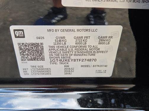 Onyx Black 2026 GMC Sierra 2500 Denali Ultimate