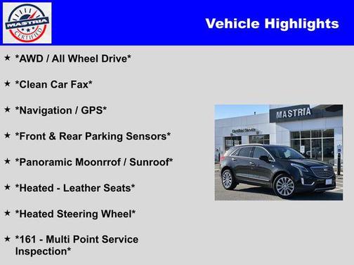 2018 Cadillac XT5 Platinum