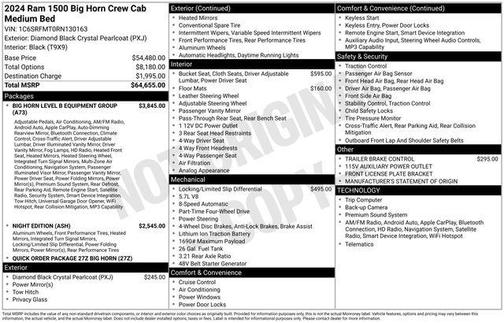 2024 RAM 1500 Big Horn/Lone Star