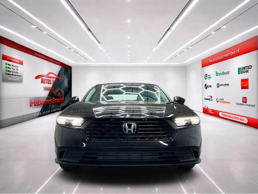 Crystal Black Pearl 2025 Honda Accord LX 1.5T
