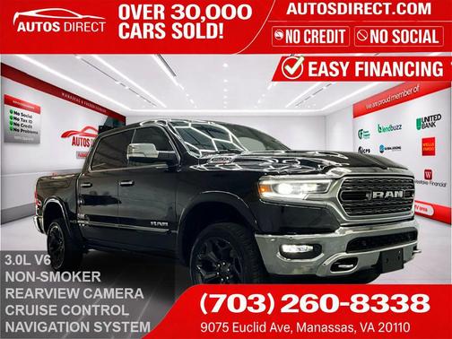 Diamond Black Crystal Pearlcoat 2021 RAM 1500 Limited