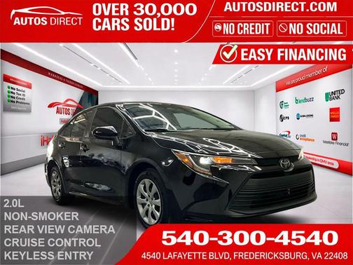 Midnight Black Metallic 2024 Toyota Corolla LE