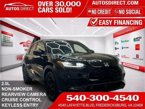Crystal Black Pearl 2023 Honda HR-V 2WD Sport