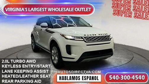 White 2021 Land Rover Range Rover Evoque S