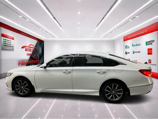 Platinum White Pearl 2021 Honda Accord EX-L 1.5T