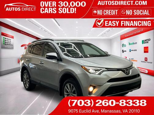Silver Sky Metallic 2017 Toyota RAV4 Limited