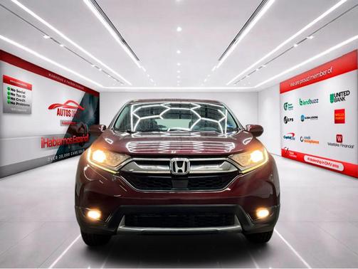 Burgundy 2018 Honda CR-V EX