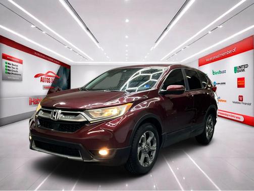 Burgundy 2018 Honda CR-V EX
