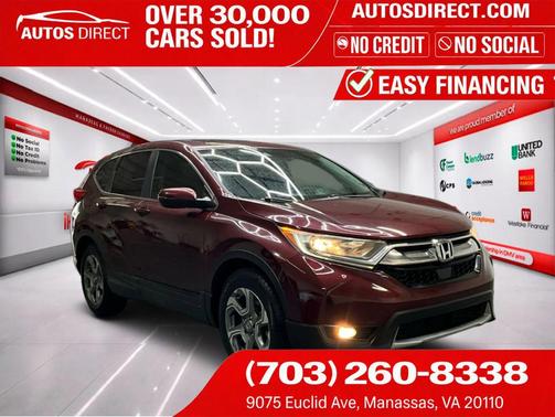 Burgundy 2018 Honda CR-V EX