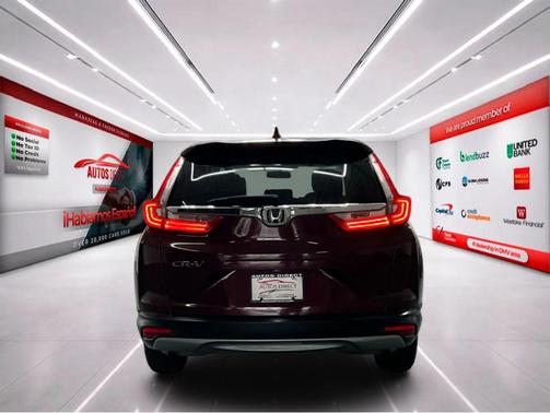 Burgundy 2018 Honda CR-V EX