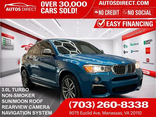 Blue Metallic 2018 BMW X4 M40i