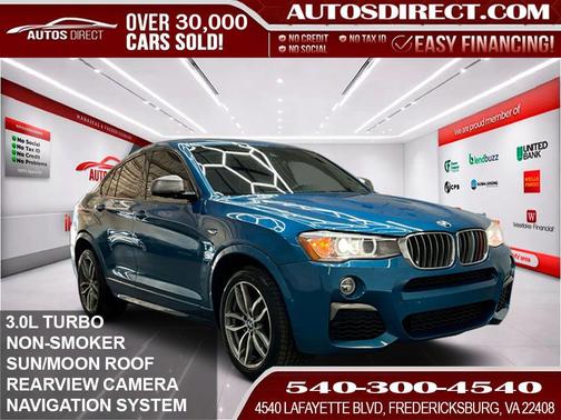 Blue Metallic 2018 BMW X4 M40i