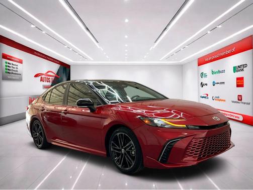 Midnight Black Metallic 2025 Toyota Camry XSE