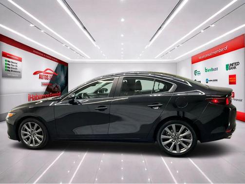 Jet Black Mica 2025 Mazda Mazda3 FWD w/Preferred Package