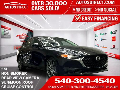 Jet Black Mica 2025 Mazda Mazda3 FWD w/Preferred Package