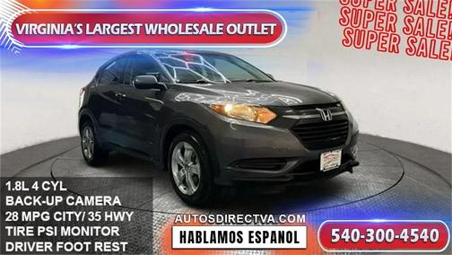 Modern Steel Metallic 2016 Honda HR-V LX
