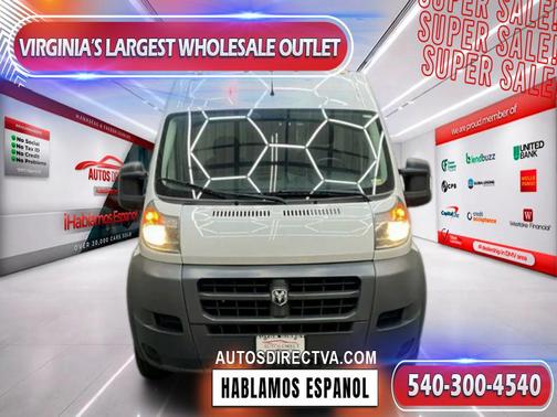 Bright White Clearcoat 2015 RAM ProMaster 1500 Base