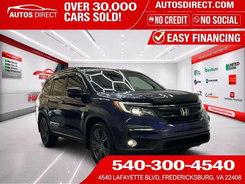 Obsidian Blue Pearl 2022 Honda Pilot AWD Sport