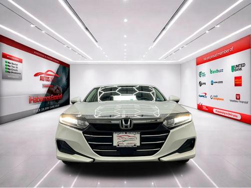 Platinum White Pearl 2021 Honda Accord LX 1.5T