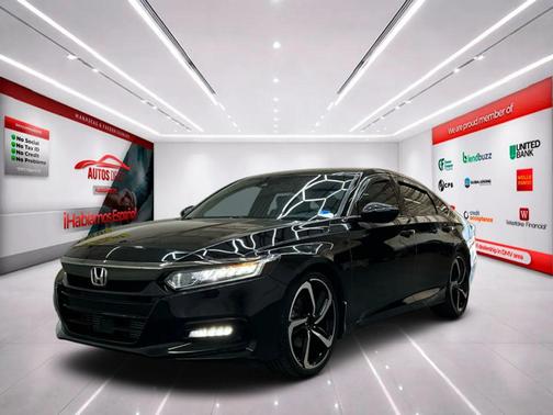 Crystal Black Pearl 2018 Honda Accord Sport