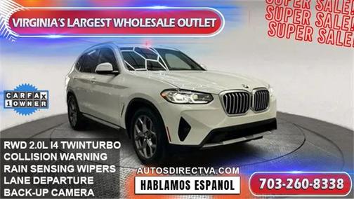 2022 BMW X3 sDrive30i