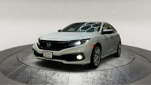 Platinum White Pearl 2020 Honda Civic Sport
