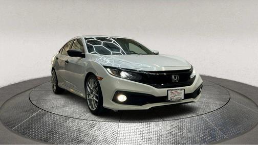 Platinum White Pearl 2020 Honda Civic Sport