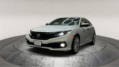 Platinum White Pearl 2020 Honda Civic Sport