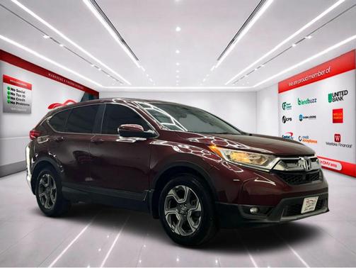 Burgundy 2017 Honda CR-V EX