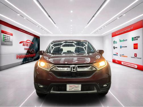 Burgundy 2017 Honda CR-V EX