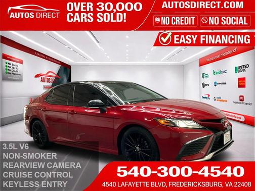 Midnight Black Metallic 2022 Toyota Camry XSE