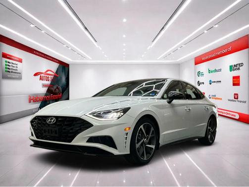 Serenity White 2023 Hyundai SONATA SEL Plus