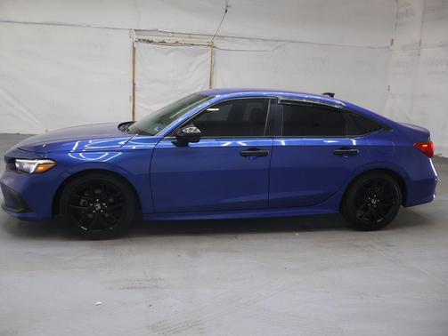 Aegean Blue Metallic 2024 Honda Civic Sport