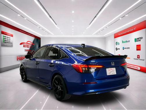 Aegean Blue Metallic 2024 Honda Civic Sport