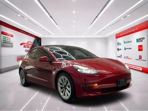 Red Multi-Coat 2022 Tesla Model 3 Standard Range