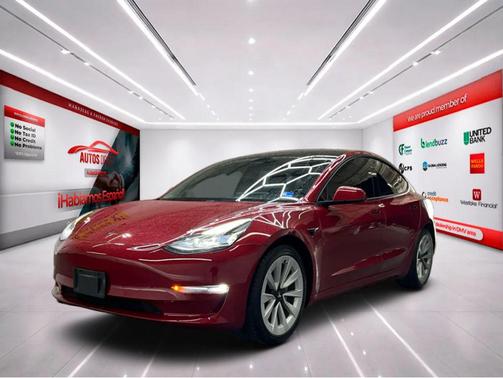 Red Multi-Coat 2022 Tesla Model 3 Standard Range