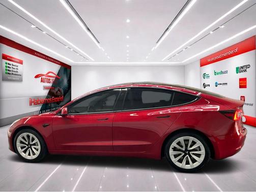 Red Multi-Coat 2022 Tesla Model 3 Standard Range