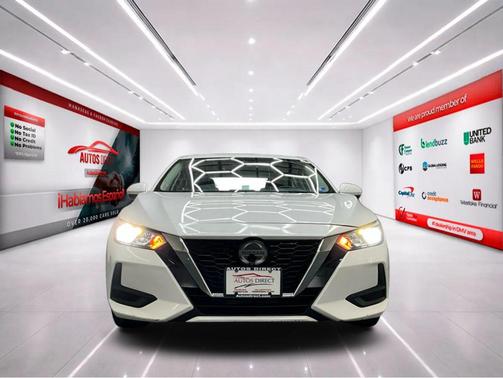 Aspen White Tricoat 2023 Nissan Sentra SV