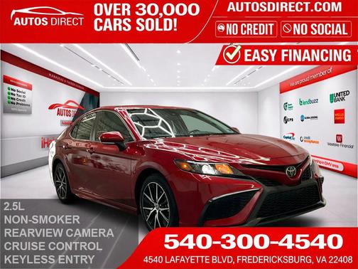 Supersonic Red 2024 Toyota Camry SE