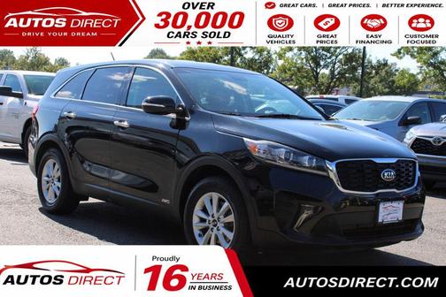 Ebony Black 2019 Kia Sorento LX