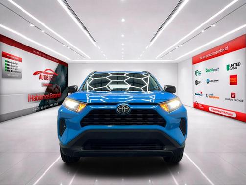 Blue Flame 2021 Toyota RAV4 LE