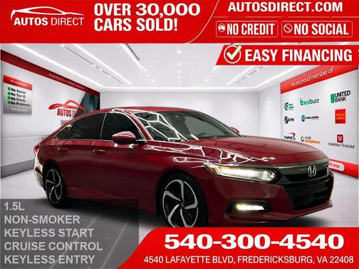 San Marino Red 2018 Honda Accord Sport