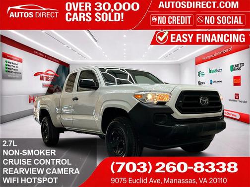 Super White 2021 Toyota Tacoma SR