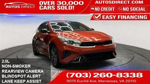 Fire Orange 2022 Kia Forte GT-Line
