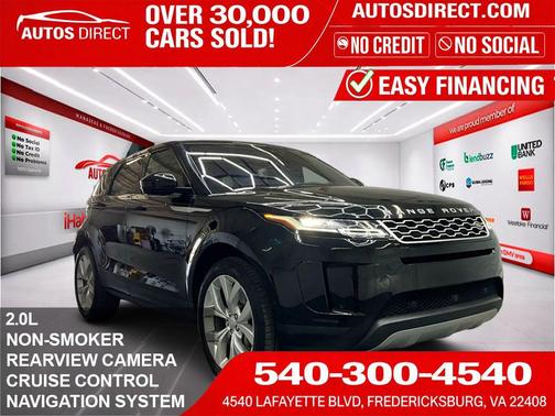 Black 2020 Land Rover Range Rover Evoque SE