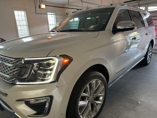 WHITE PLATINUM MET TRI-COAT 2019 Ford Expedition Max Platinum