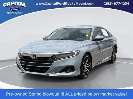 Gray 2021 Honda Accord Hybrid Touring
