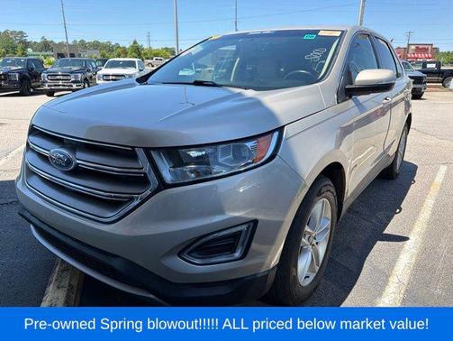 WHITE GOLD METALLIC 2017 Ford Edge SEL